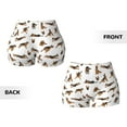 thumbnail image 5 of Naloa German Shepherd Dog Biker Shorts for Women Seamless Scrunch Short Women’s Yoga Shorts for Gym Running Sport Shorts - Medium, 5 of 9