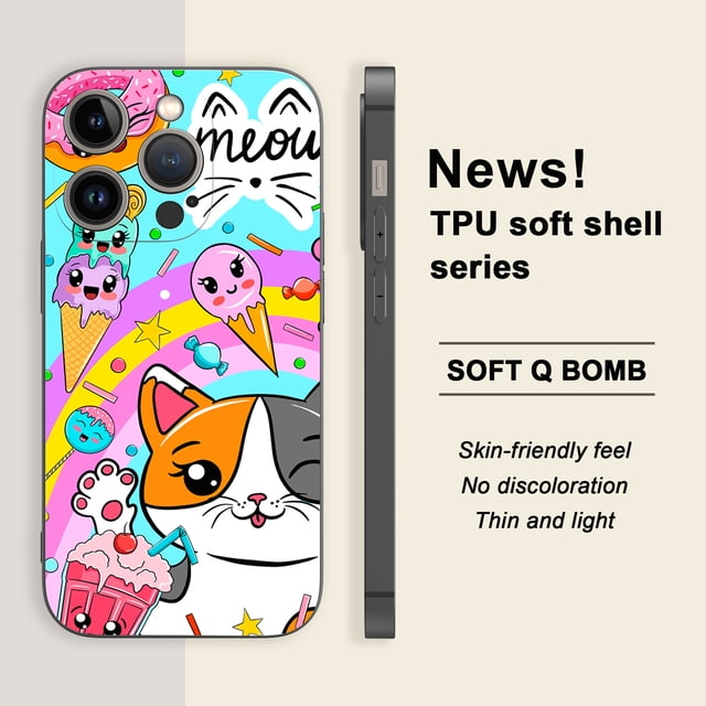 Elegante y protectora: cubierta de teléfono plateada esmerilada de doble capa con diseño gráfico vibrante para iPhone 15 Pro Max 14 13 12 Pro 11