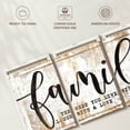 thumbnail image 6 of Elephant Stock Family Live Laugh Love Typography Wall Art - Horizontal Multi Panel Canvas - Living Room Wall Decor - Inspirational And Typography Multi Panel - Beige And White Decor - 26" x 12", 6 of 8
