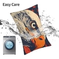 thumbnail image 6 of Goofa American Bald Eagle A Print Plush Throw Pillow Case, Soft Velvet with Hidden Zipper, Decorative Cushion Cover for Sofa, Bed, Car, and Home Décor-20"x30", 6 of 6