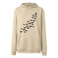 thumbnail image 6 of zaveiop Sweatshirts for Women 2025 Bat Graphic Sweatshirt Funny Shirt Hocus Pocus Spooky Casual Loose Pullover Tops (Z1-Beige, XL), 6 of 6