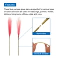 thumbnail image 4 of Unique Bargains 8Pcs Faux Pampas Grass 35.4' Tall 9 Branches Artificial Reed Fluffy Stems for Home Kitchen Vase Pink, 4 of 7