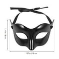 thumbnail image 2 of QUMIIRITY Elegant Black Masquerade Mask for Men Versatile Lightweight Party and Cosplay Accessory, 2 of 7