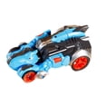 thumbnail image 2 of Coche de dinosaurio , vehículo de juguete para niños, divertido y lindo juguete de camión de dinosaurio, transformación automática para 2 tiranosaurio azul, 2 of 8
