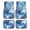 Butterfly Pattern, variant on Pzuqiu Three Horses Car Floor Mats Set of 4, Automotive Floor Mats Knitted Fabric Anti-slip All Weather Compatible with SUV Truck Trucks