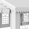 thumbnail image 6 of Dextrus 20x40FT Premium Wedding Event Party Tent with Galvanized Ripple Structure Includes Spacious White Roof, Detachable PVC Sidewalls & 4 Convenient Storage Bags Ideal for Commercial Use, 6 of 10