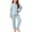 ZA-Blue-sleepwear pajamas set, variant on MKOSPLRT Plaid Pajamas Sets 3-16 Years Long Sleeve Button Down 2 Pieces Nightwear Shirt Pjs Bottoms Soft Lounge Set Sleepwear with Pocket
