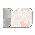 thumbnail image 2 of YFYANG Front Windshield Sun Shade, Pink Love Cat Foldable Car Visor for Cars, Trucks, SUVs, Small, 2 of 9