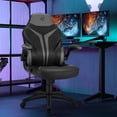 thumbnail image 3 of Gymax High Back Gaming Chair Height Adjustable Swivel Computer Office Chair Grey, 3 of 10
