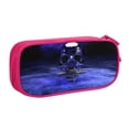 thumbnail image 2 of Vsdgher Steel Skull Print Large Capacity Pencil Case Pouch with Zipper, Portable Aesthetic Big Capacity Pencil Cases Pen Office Travel Stationery Bag, 2 of 8