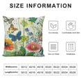 thumbnail image 5 of Qinduosi Floral Spring Throw Pillow Covers Set of Flower Farmhouse Decorative Pillow Covers Cushion Cases Outdoor for Sofa Bedroom Car Home Decor White, 5 of 5
