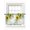 White, variant on Rustic Sunflowers Tier Curtains 24 Inch Length,Sheer Curtains for Bedroom Living Room Farmhouse Eucalyptus Leaves Botanical Short Kitchen Curtains Drapes for Small Half Window 27.5"x24" 2 Panels