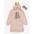 thumbnail image 5 of Looney Tunes X Justice Girls Long Sleeve Sleep Hoodie and Eyemask, 2-Piece, Sizes, 5 of 5