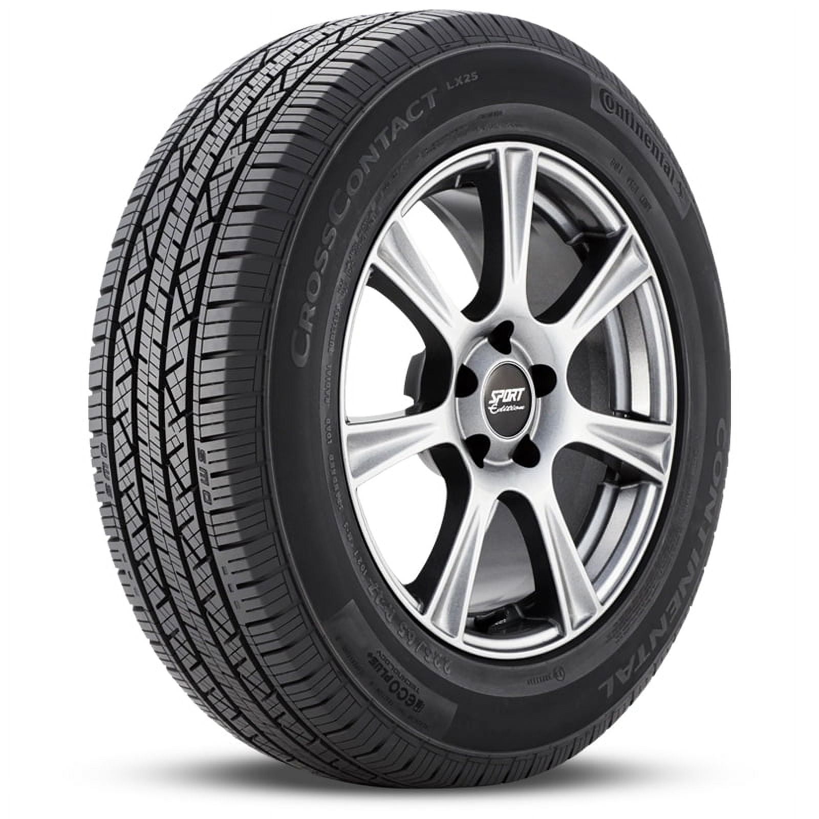 1 Continental CrossContact LX25 235/55R20 102H All Season 70K Mi