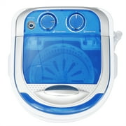 HomGarden 6.6lbs Portable Mini Washing Machine, Top-Load Washer Spin Cycle Basket, Blue