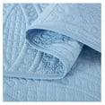 thumbnail image 6 of Austin 3-Piece Oversized Bedspread Coverlet Set (Queen, Chambray Blue), 6 of 9