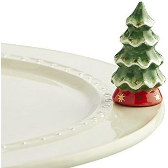 XH O' Tannenbaum (Christmas Tree) - Hand-Painted Ceramic Christmas Decor - Winter Minis for The Home and Office