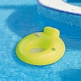 thumbnail image 2 of Pool Central 48" Inflatable 1-Person Water Sofa Swimming Pool Inner Tube Lounger Float - Neon Yellow, 2 of 6