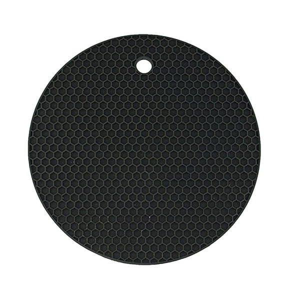 Silicone Trivet Mats - For Hot Pots & Pans, Heat Silicone Trivets For Hot Dishes, Silicone Hot Pot Holders Hot Pads For Small round Dining Set Table Bar Table Set for 4 Hard Place Mats round Place