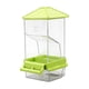 thumbnail image 2 of Comedero automático para pájaros: comedero transparente montado en la pared para aves pequeñas, resistente a la humedad y a los derrames, 7,28x3,15x3,15 pulgadas, gris/verde/azul/morado, 2 of 6