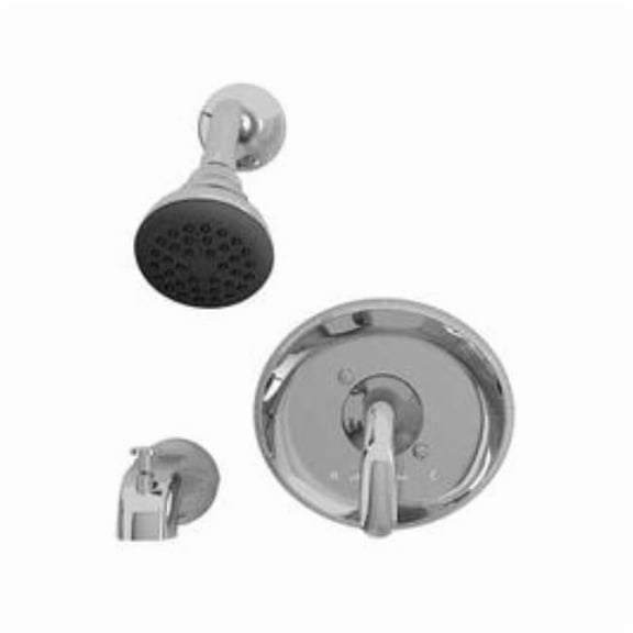 AS America 4031420 Cadet Suite 9091512.002 Series Tub & Shower Faucet, Polished Chrome