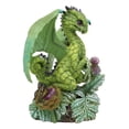 thumbnail image 4 of Fantasy Green Thumb Vintage Artichoke Dragon Statue Fairy Garden Collectible, 4 of 9