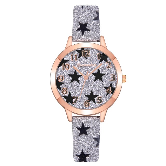 Juxiaosho Reloj de moda para mujer Reloj de acero inoxidable Vestido casual Muñeca Cristal Wmkox8yii gfajkfgbkjabf571