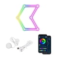 thumbnail image 1 of Wireless BT LED Creative Pickup Quantum Light DIY Indoor Wall Ambient Light Free Splicing Backlighting 16 Million Colors APP Control, 1 of 9