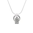 thumbnail image 2 of Delight Jewelry Silvertone Love Much Laugh Ring Charm Necklace, 18", 2 of 4