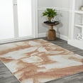 thumbnail image 4 of JONATHAN Y CONTEMPORARY POP 3 x 5 Area Rug, Petalo Abstract Two-Tone - Orange/Cream, CTP200D-3, 4 of 10
