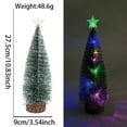 thumbnail image 3 of PONPRNGY Mini Christmas Tree with Lights, Multi-Color Artificial Tabletop Small Christmas Tree, Bottle Brush Xmas Trees for Christmas Decorations, 3 of 4