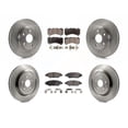 thumbnail image 1 of Front Rear Disc Brake Rotors And Ceramic Pads Kit For 2014 Cadillac CTS V with Wagon Without Heavy Duty Brakes, 1 of 2
