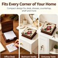 thumbnail image 5 of 2-in-1 Xmas Stocking Pearl Diamond Painting Box, DIY Gem Art Jewelry Organizer & Memo Pad Holder, Christmas Desktop Storage Gift, 5 of 5