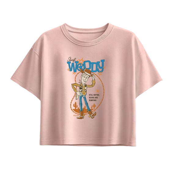 Toy Story - Sheriff Woody - Youth Girls Boxy T-Shirt