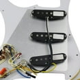 thumbnail image 4 of Upgrade SSS Prewired Guitar Strat Pickguard Set Alnico V Single Coil Pickup Coil Splitting Switch for Fender ST Electric Guitar Part Replacement, 4 of 4