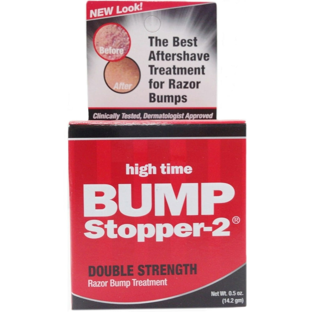High Time Bump Stopper2 Double Strength Razor Bump Treatment, 0.5 Oz