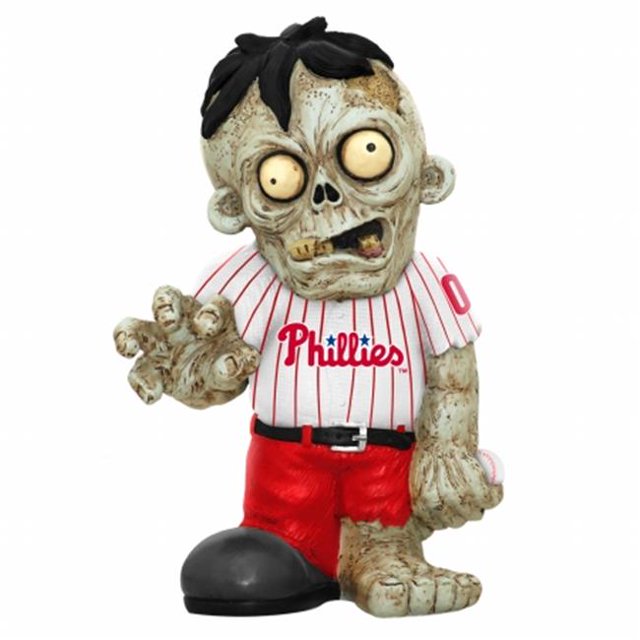 Forever Collectibles ZMBMB13TMPH MLB - Figurine de Zombie en Résine Forever Collectibles - Philadelphia Phillies