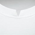 thumbnail image 4 of Hiiyo Men's T-Shirt Solid Color Short Sleeve T Shirt Undershirt Top, White, 4 of 6