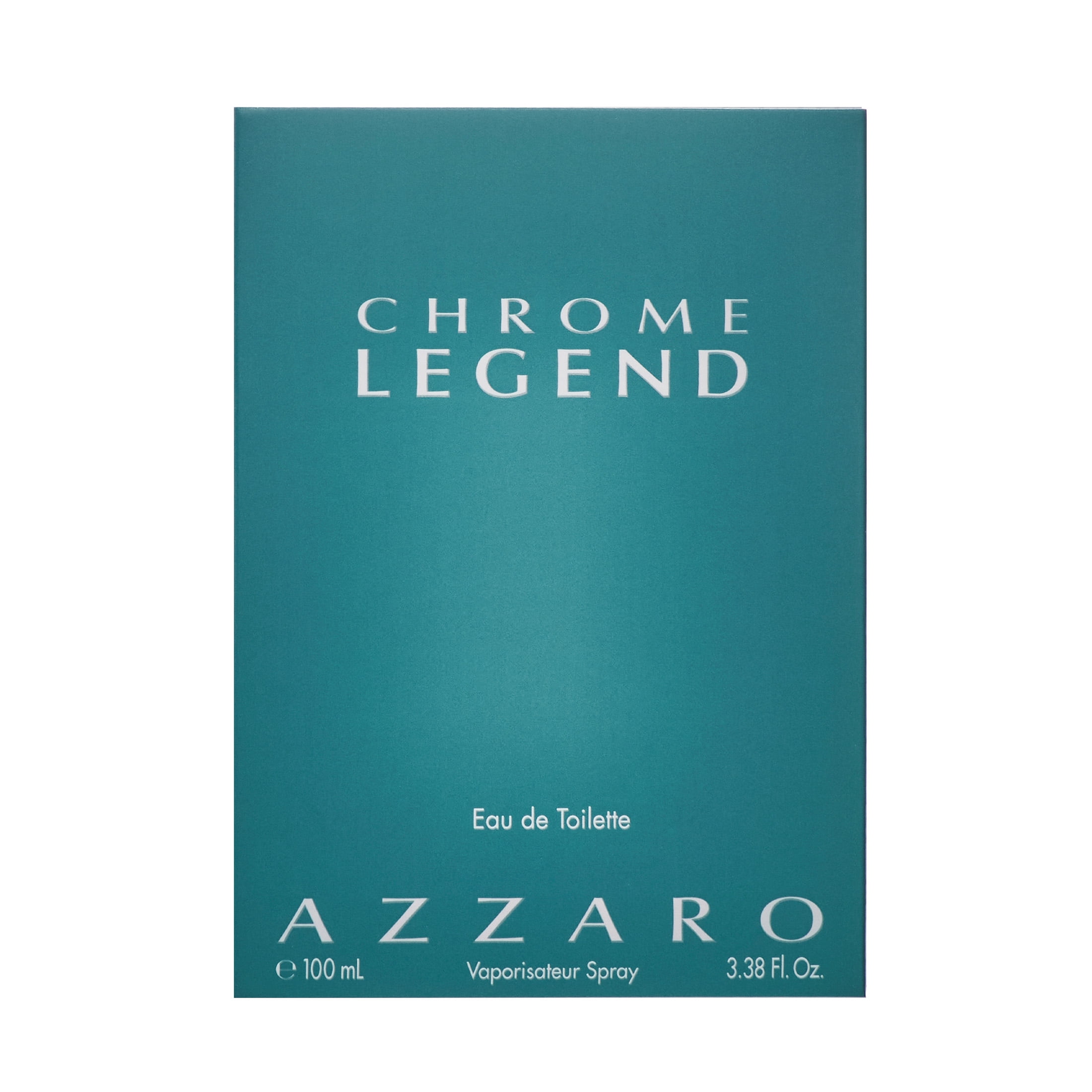Azzaro Chrome Legend Eau de Toilette, Cologne for Men, 3.38 oz