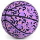 thumbnail image 2 of Pelota de baloncesto de goma PECOGO, tamaño 6, 72 cm, para interiores y exteriores, color morado, 2 of 7