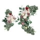 thumbnail image 5 of 2 arcos de flores artificiales para bodas, decoraciones florales y accesorios para fotos. rojo blanco, 5 of 9