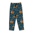 thumbnail image 4 of Xecao German Shepherd Dog Women's Straight Lounge Pajama Pants: The Epitome of Relaxed Sleepwear, 4 of 9