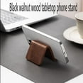 thumbnail image 2 of Phone Stand,Portable Walnut Wood Desk Phone Holder for Bed Compatible with Smartphone Aesthetic Office Decor, 2 of 8