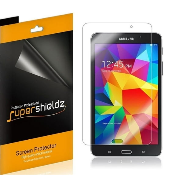[3-Pack] Supershieldz for Samsung Galaxy Tab 4 7.0 Screen Protector, Anti-Bubble High Definition (HD) Clear Shield
