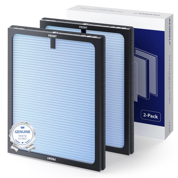 Filtro de repuesto para purificador de aire ECOSELF HAP603/HAP603WF, paquete de 2