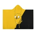 thumbnail image 7 of Adventure Time Jake The Dog Hooded Blanket Poncho, Wearable Hooded Blanket Cozy Soft Warm Plush Fleece Blanket for Adult Women Men, 7 of 7