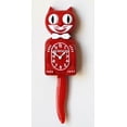 thumbnail image 2 of Kit Cat Klock Écarlate Rouge Gentlemen Cat Mignonne Horloge Murale, 2 of 4