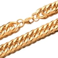 thumbnail image 7 of EOEMY 9mm-21mm Fashion 18K Gold Plated Stainless Steel Mens Curb Cuban Chain Necklace-16mm-16Inch Or 40Cm, 7 of 7