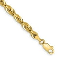 thumbnail image 1 of Quality Gold 10BC168-7 10K Yellow Gold 4.25 mm Semi-Solid Rope Chain 7 in. Bracelet, 1 of 1