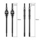 thumbnail image 5 of Hard Steel Front Axle CVD Drive Shaft for 1/10 RC Crawler Car Axial SCX10 II, 5 of 5